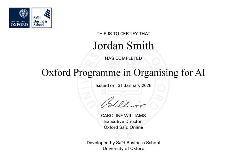 Earn a professional certificate: